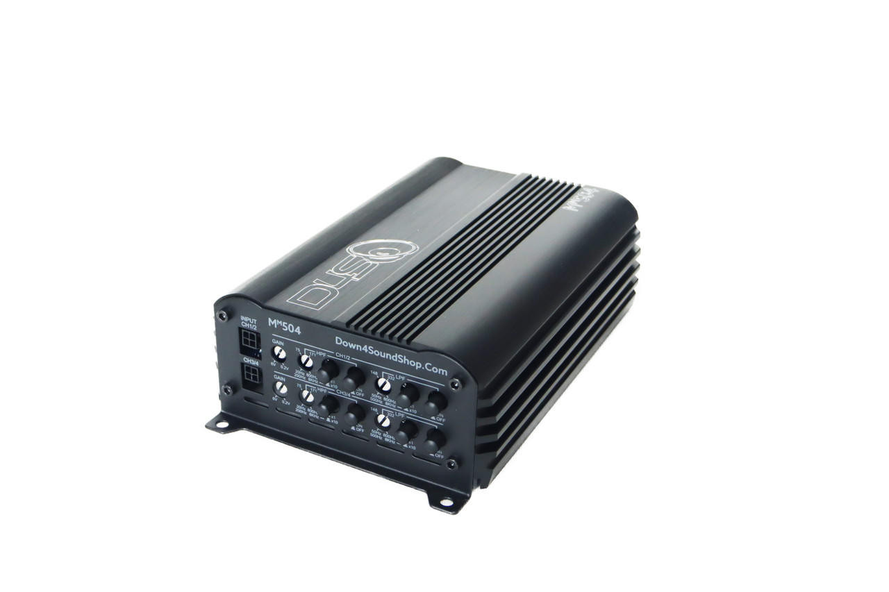 DOWN4SOUND | MM504 (MINI MAXX) - BLACK GLOSS | 300W RMS MINI | 4