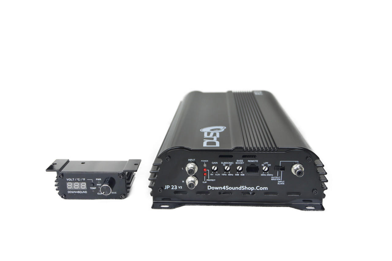 DOWN4SOUND | JP23 V2 - BLACK GLOSS | 2800W RMS AMPLIFIER