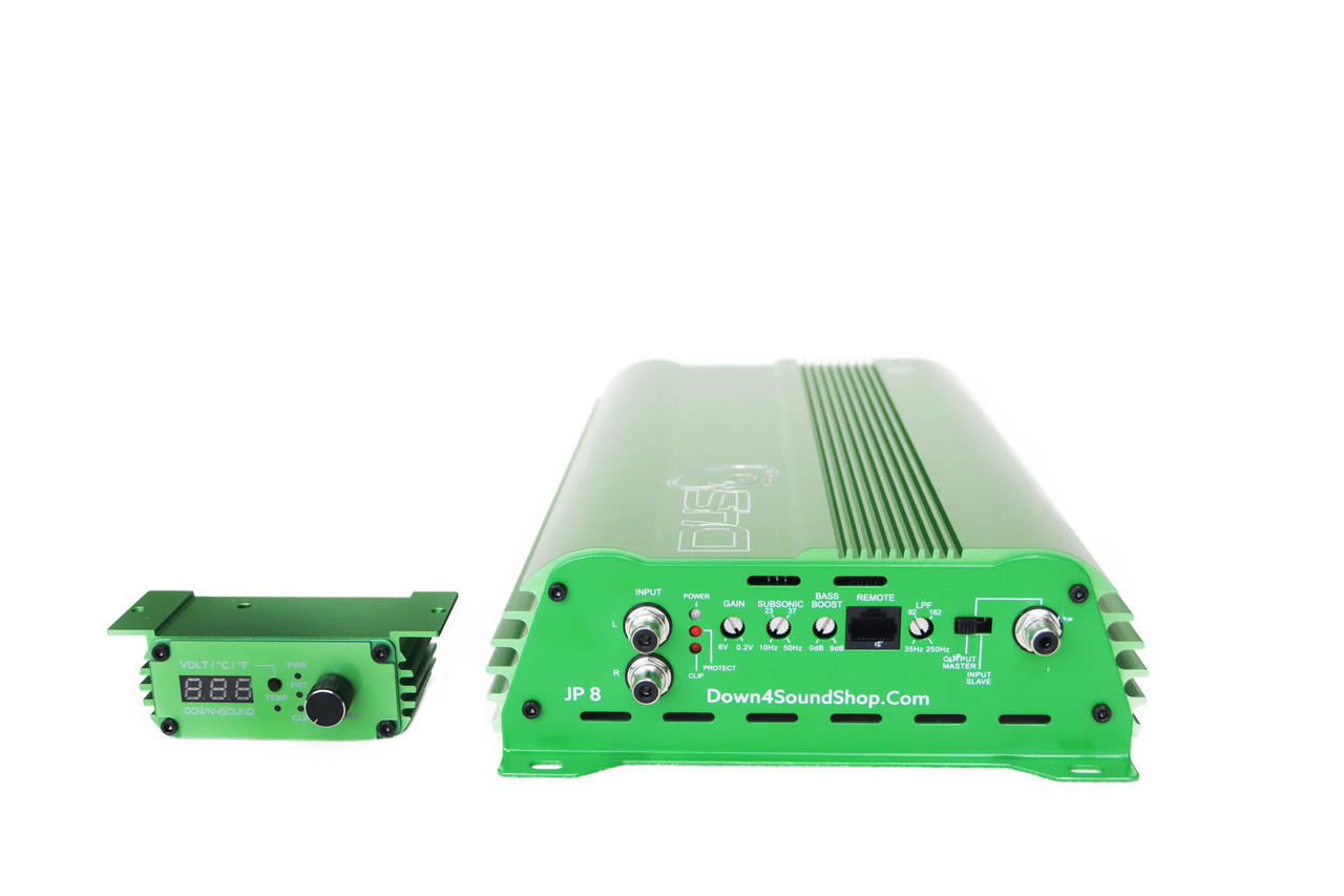 DOWN4SOUND | JP8 V1.5 - GREEN | 800W RMS | AMPLIFIER - Down4Sound Shop