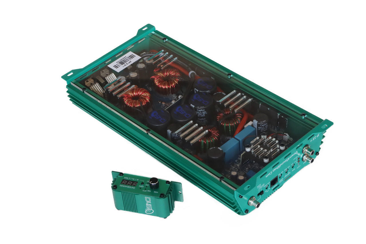 DOWN4SOUND | JP23 V2 TEAL | 2800W RMS | MONOBLOCK AMPLIFIER