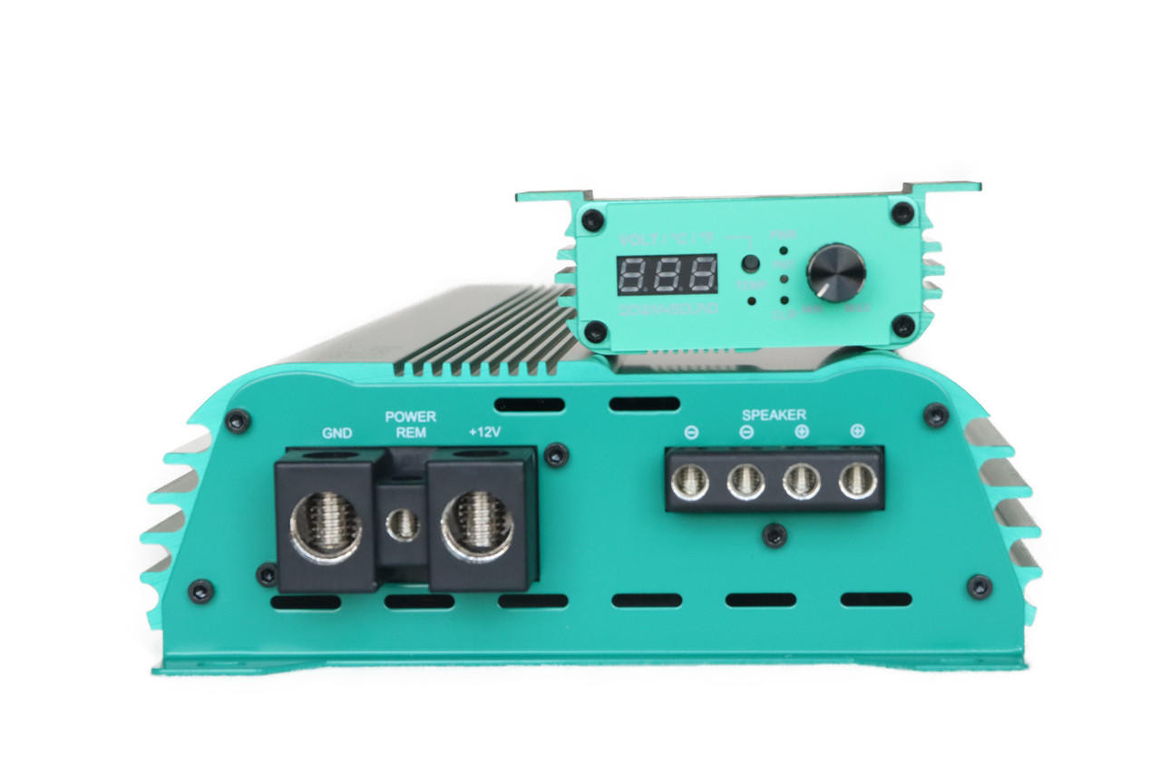 DOWN4SOUND | JP23 V2 TEAL | 2800W RMS | MONOBLOCK AMPLIFIER