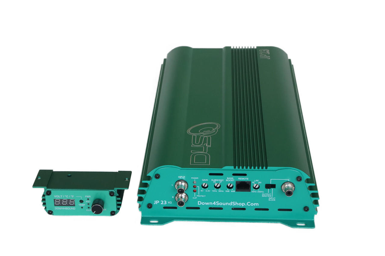 DOWN4SOUND | JP23 V2 TEAL | 2800W RMS | MONOBLOCK AMPLIFIER