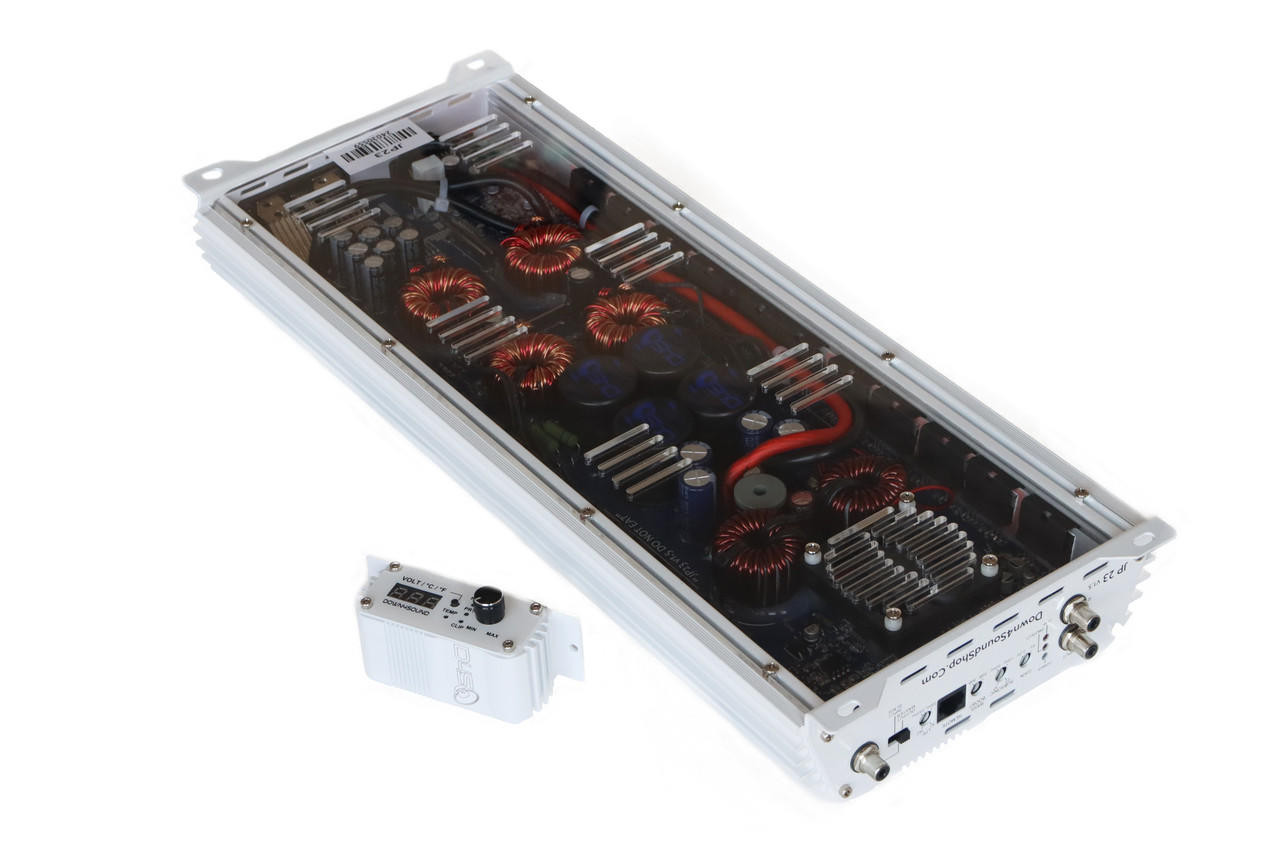 DOWN4SOUND | JP23 V1.5 WHITE GLOSS | 2300W RMS AMPLIFIER