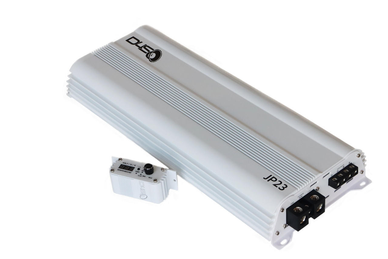 DOWN4SOUND | JP23 V1.5 WHITE GLOSS | 2300W RMS AMPLIFIER