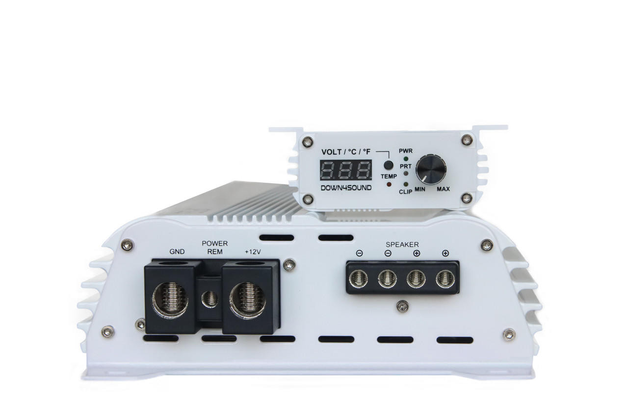 DOWN4SOUND | JP23 V1.5 WHITE GLOSS | 2300W RMS AMPLIFIER