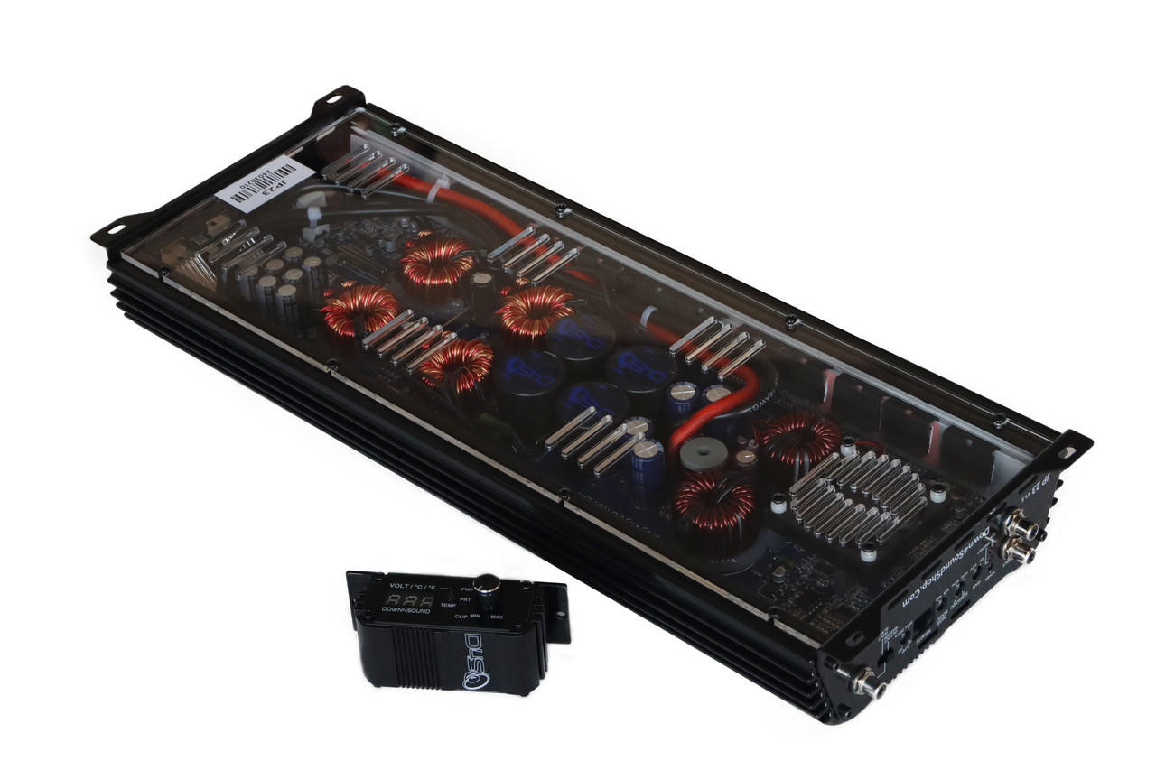 DOWN4SOUND | JP23 V1.5 BLACK GLOSS | 2300W RMS AMPLIFIER
