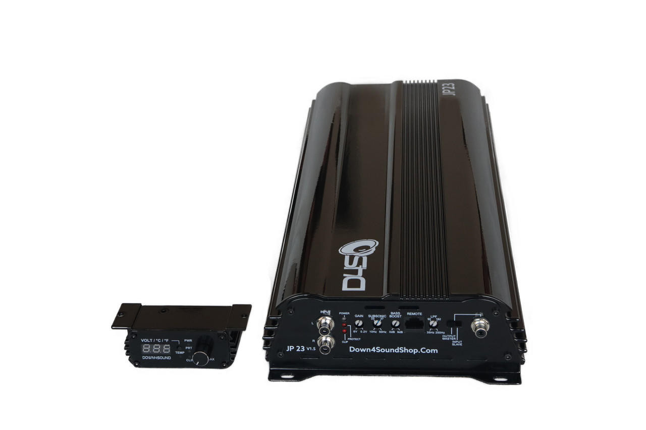 DOWN4SOUND | JP23 V1.5 BLACK GLOSS | 2300W RMS AMPLIFIER