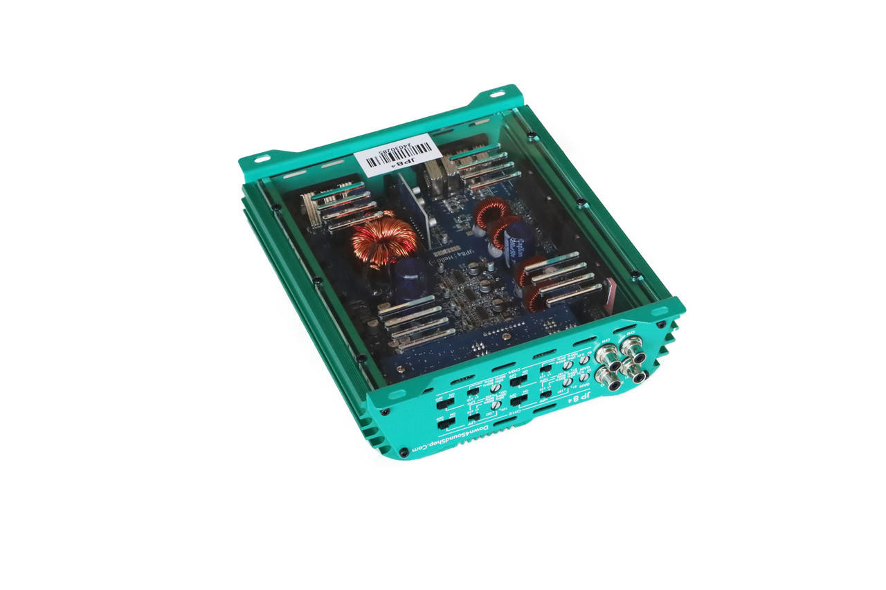 DOWN4SOUND JP84 TEAL | 400W RMS 4CH AMPLIFIER - Down4Sound Shop