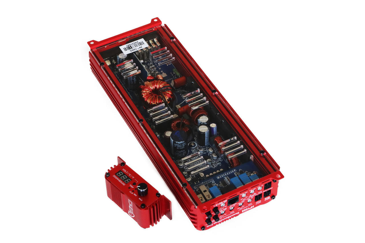 DOWN4SOUND | MM1005 (MINI MAXX) - RED | 1100W RMS MINI | 5 CHANNEL
