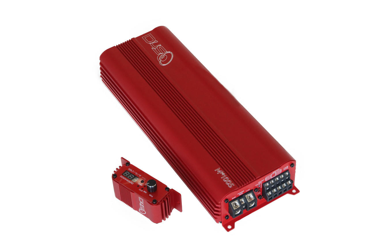 【redさま】　HELIX DSP MINI、JBLパワーアンプ4ch DOWN4SOUND | MM1005 (MINI MAXX) - RED | 1100W RMS MINI | 5 CHANNEL
