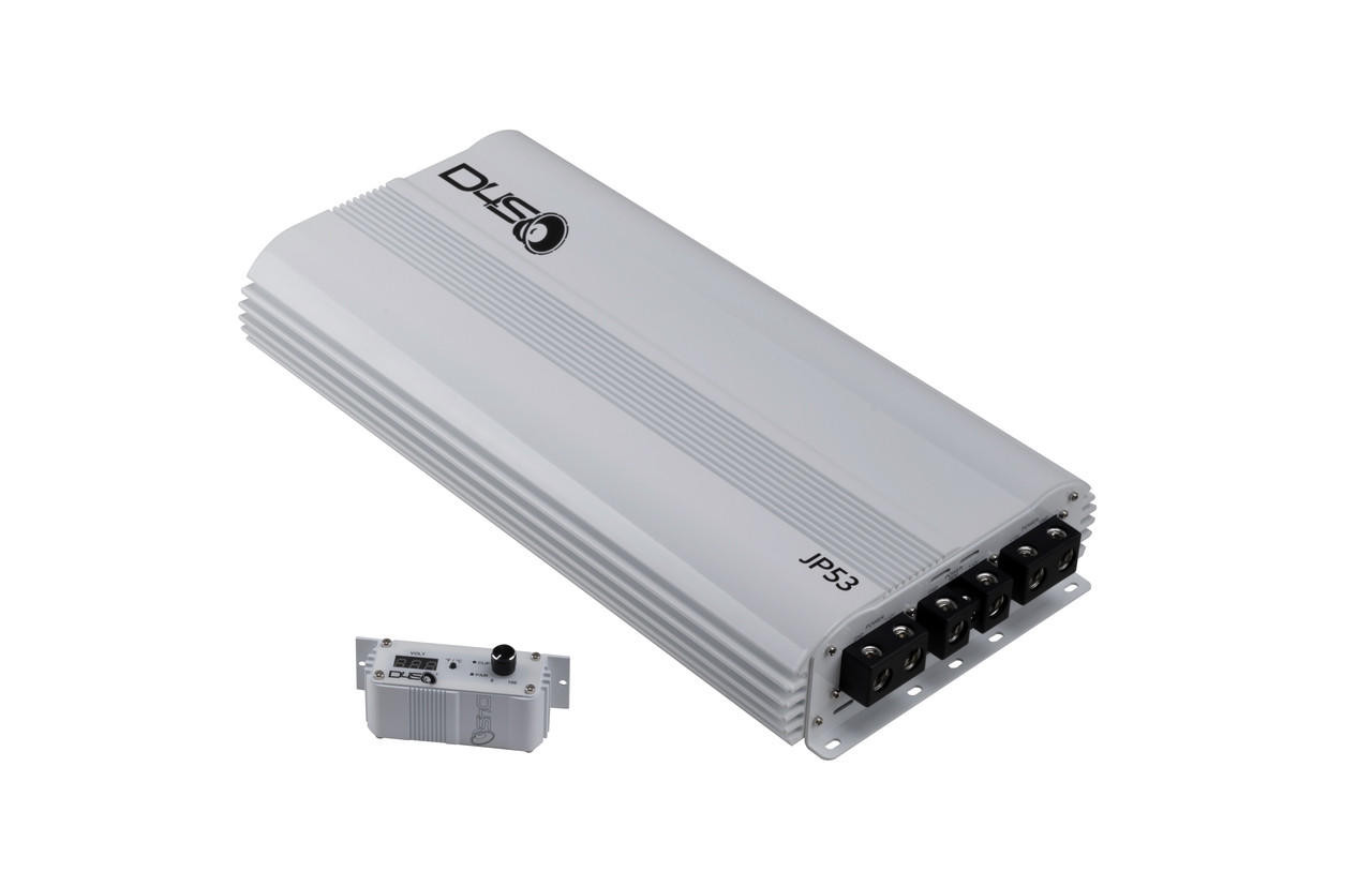 DOWN4SOUND | JP53 WHITE GLOSS | 5300W RMS AMPLIFIER - Down4Sound Shop
