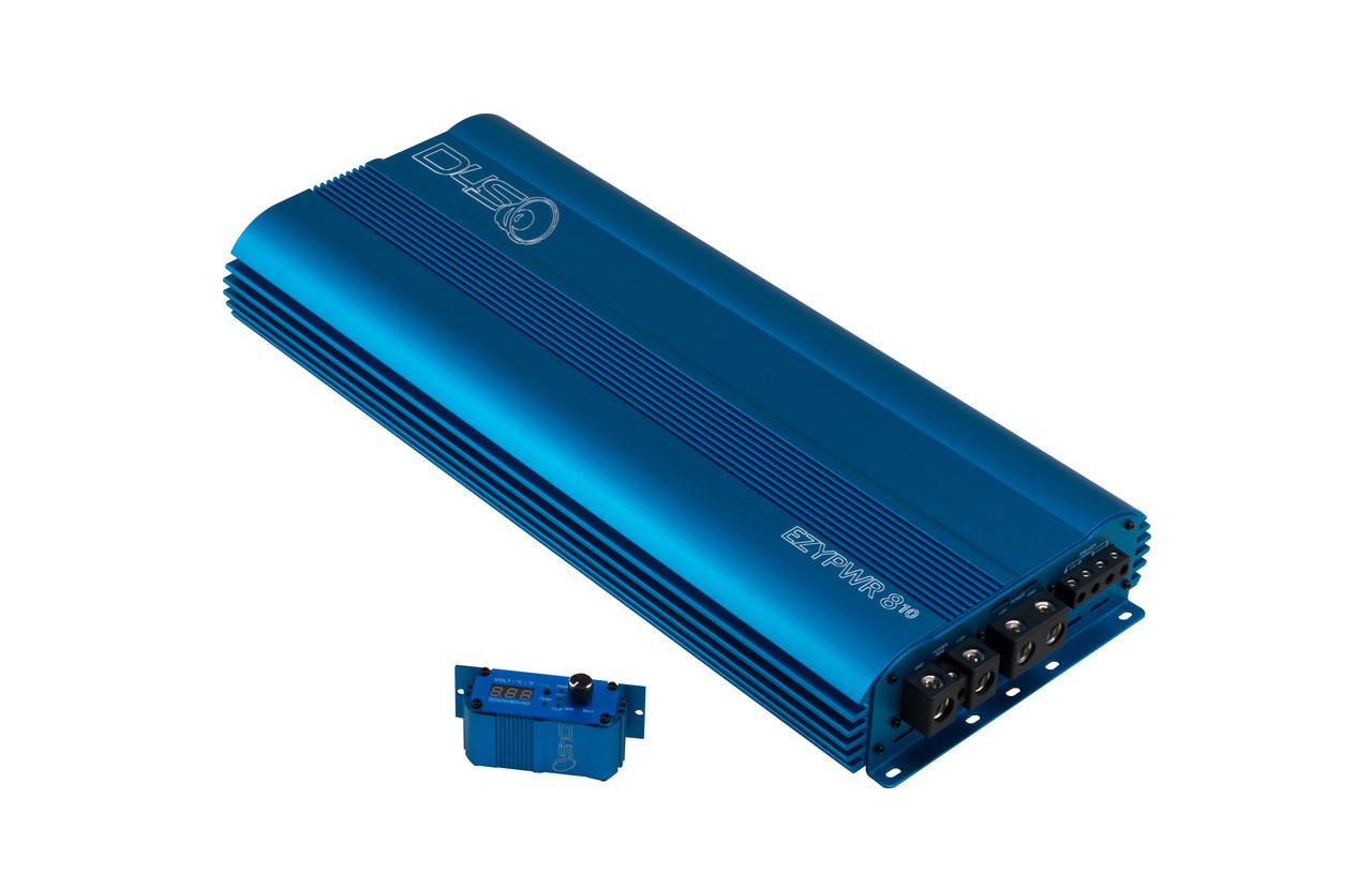 DOWN4SOUND | EZYPWR 810 BLUE | 4000W RMS | 10 CHANNEL AMPLIFIER