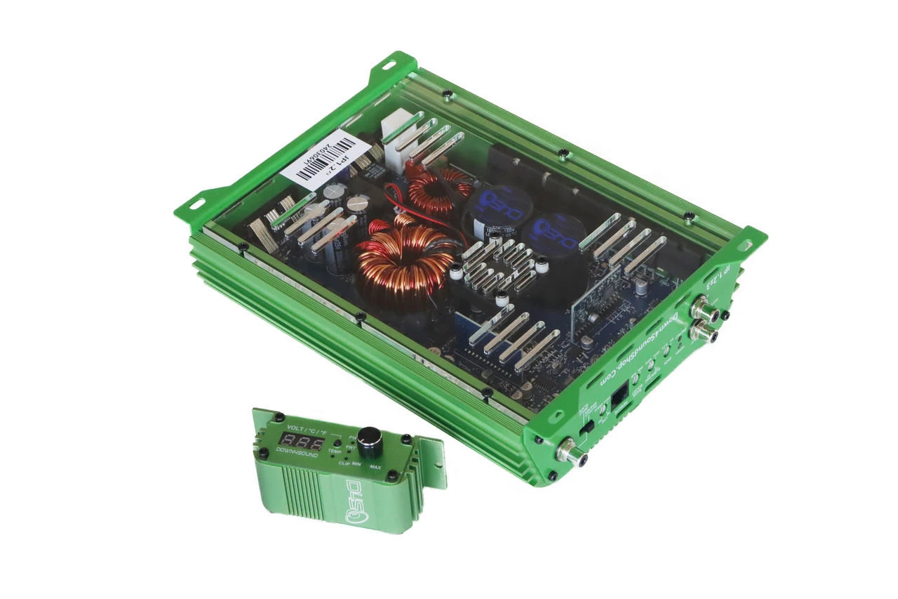DOWN4SOUND | JP1.2Z3 GREEN | 1200W RMS | 4 2 1 ANY-OHM AMPLIFIER