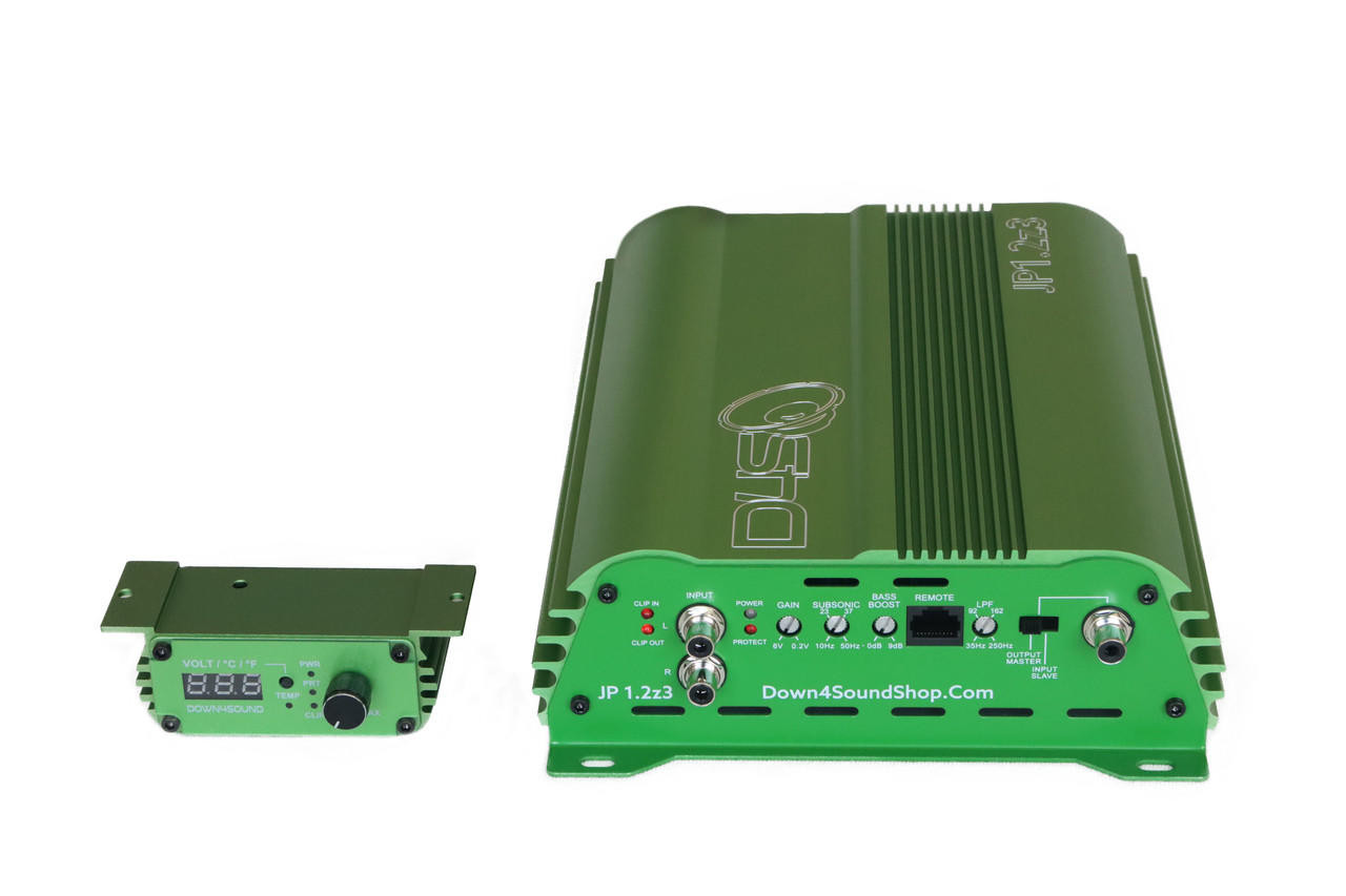 DOWN4SOUND JP1.2Z3 GREEN | 1200W RMS - 4 2 1 ANY-OHM AMPLIFIER