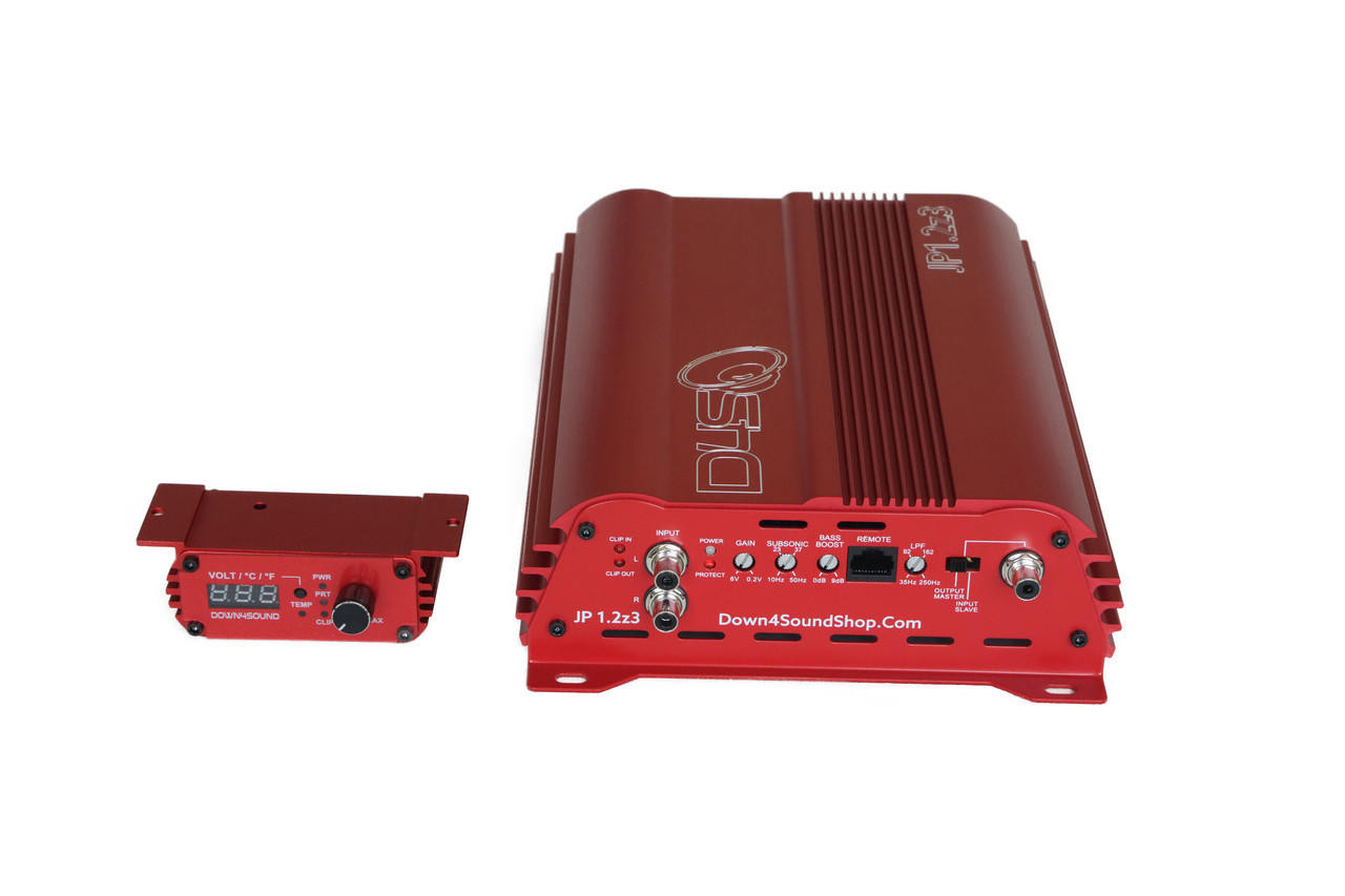 DOWN4SOUND | JP1.2Z3 RED | 1200W RMS | 4 2 1 ANY-OHM AMPLIFIER