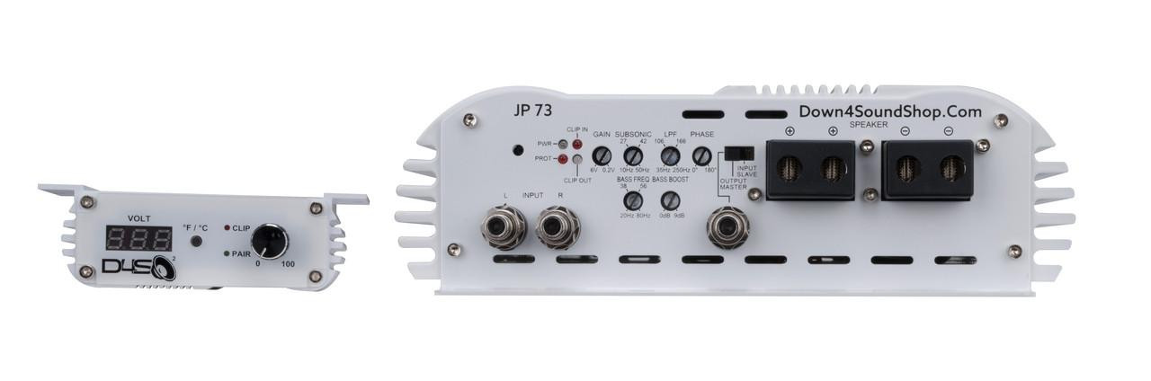 DOWN4SOUND | JP73 WHITE GLOSS | 7300W RMS AMPLIFIER - Down4Sound Shop