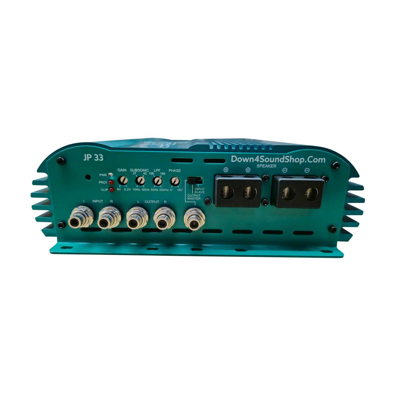 DOWN4SOUND | JP33 TEAL | 3300W RMS AMPLIFIER - Down4Sound Shop