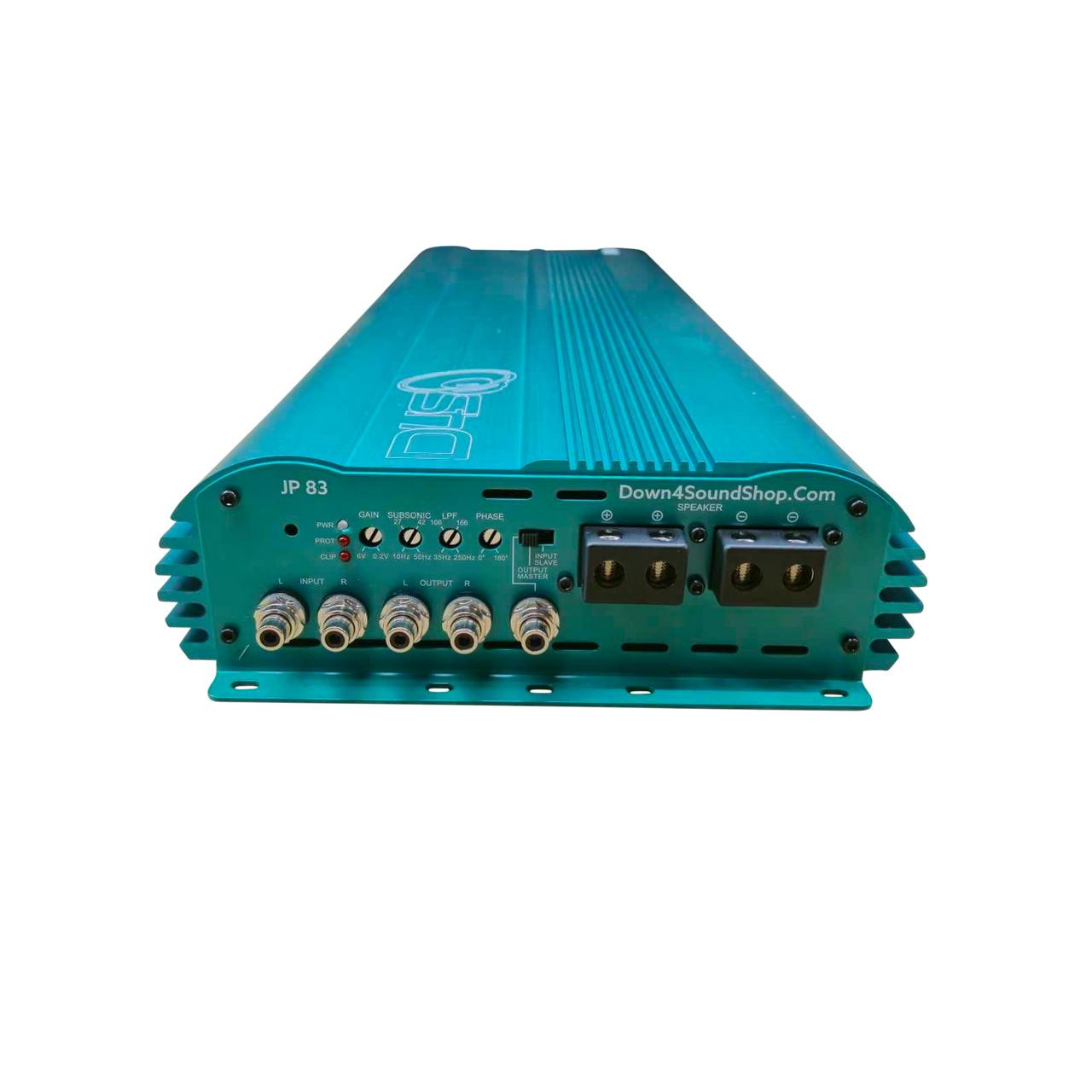 DOWN4SOUND JP83 TEAL | 8300W RMS AMPLIFIER - Down4Sound Shop