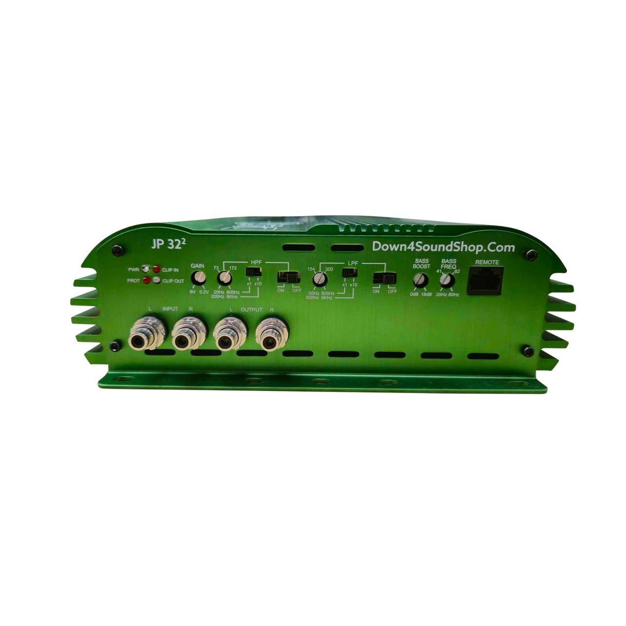 DOWN4SOUND | JP322 GREEN | 6000W RMS | 2 CHANNEL AMPLIFIER