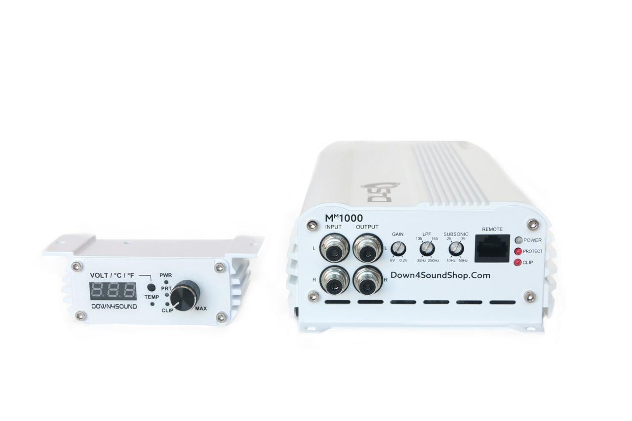DOWN4SOUND | MM1000 (MINI MAXX) - WHITE GLOSS | 1000W RMS MINI CAR
