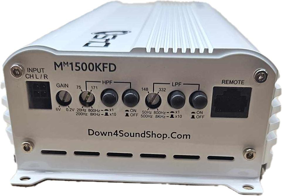 DOWN4SOUND | MM1500KFD (MINI MAXX) - WHITE GLOSS | 1500W RMS MINI