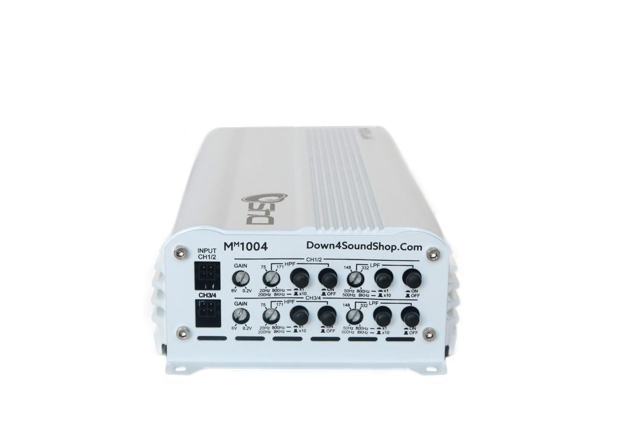 DOWN4SOUND | MM1004 (MINI MAXX) - WHITE GLOSS | 700W RMS MINI | 4