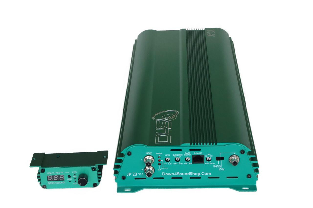 DOWN4SOUND | JP23 V1.5 ELITE TEAL | 2300W RMS CAR AMPLIFIER