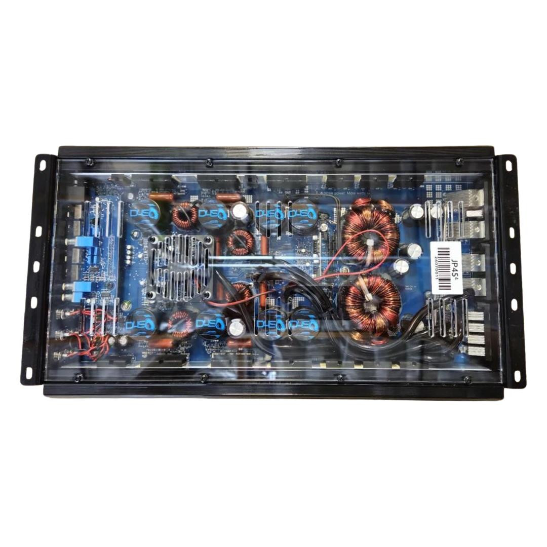 DOWN4SOUND | JP454 BLACK GLOSS | 4000W RMS | 4 CHANNEL AMPLIFIER