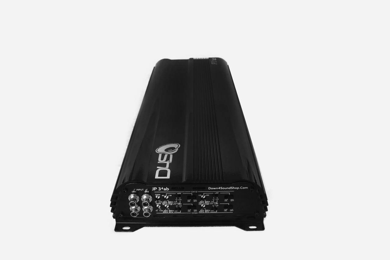 DOWN4SOUND | JP34 AB BLACK GLOSS | 590W RMS | 4 CHANNEL AMPLIFIER