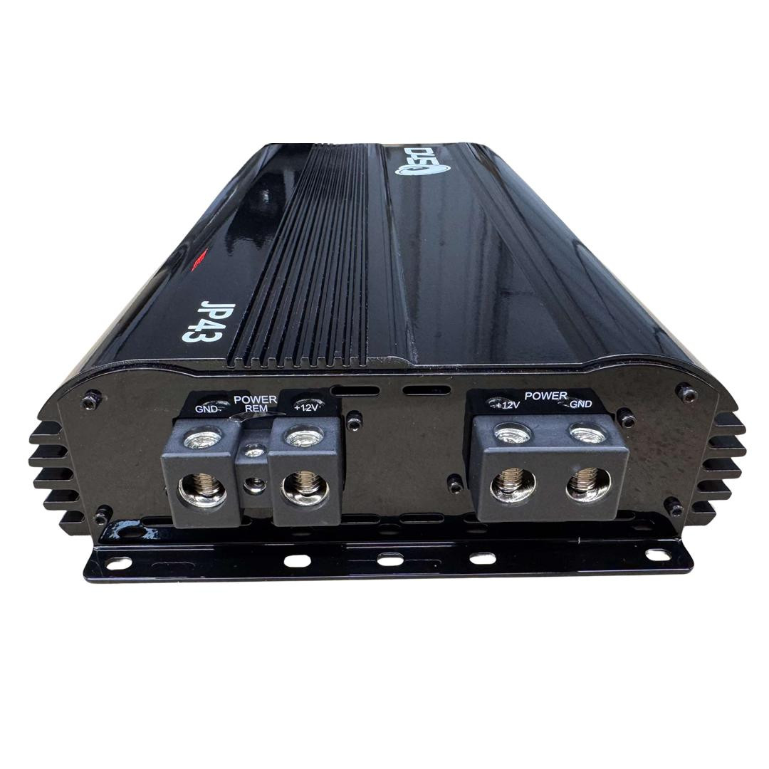 DOWN4SOUND | JP43 BLACK GLOSS | 4300W RMS AMPLIFIER - Down4Sound Shop