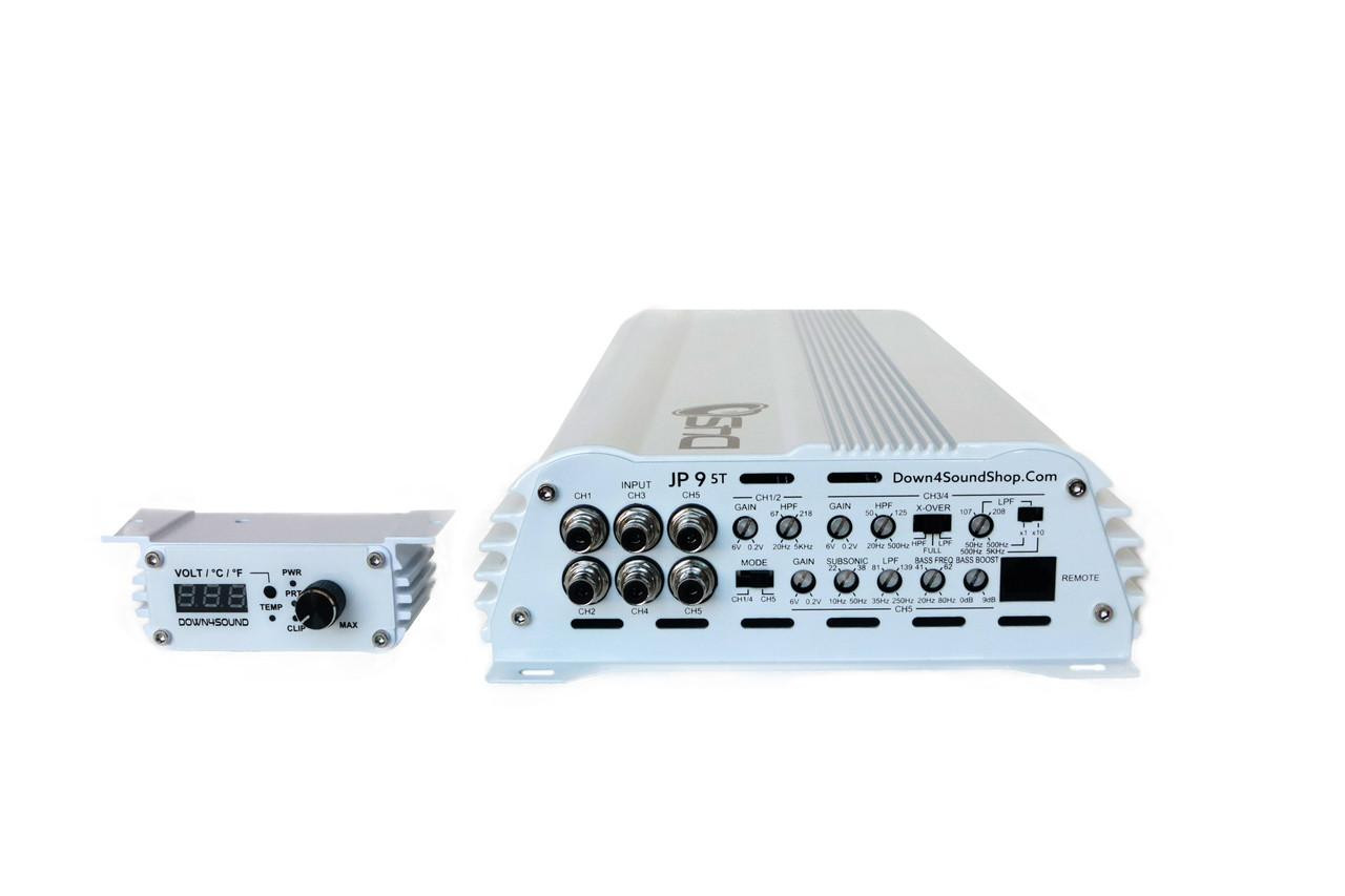 DOWN4SOUND JP95T WHITE GLOSS | 1500W RMS - 5 CHANNEL AMPLIFIER