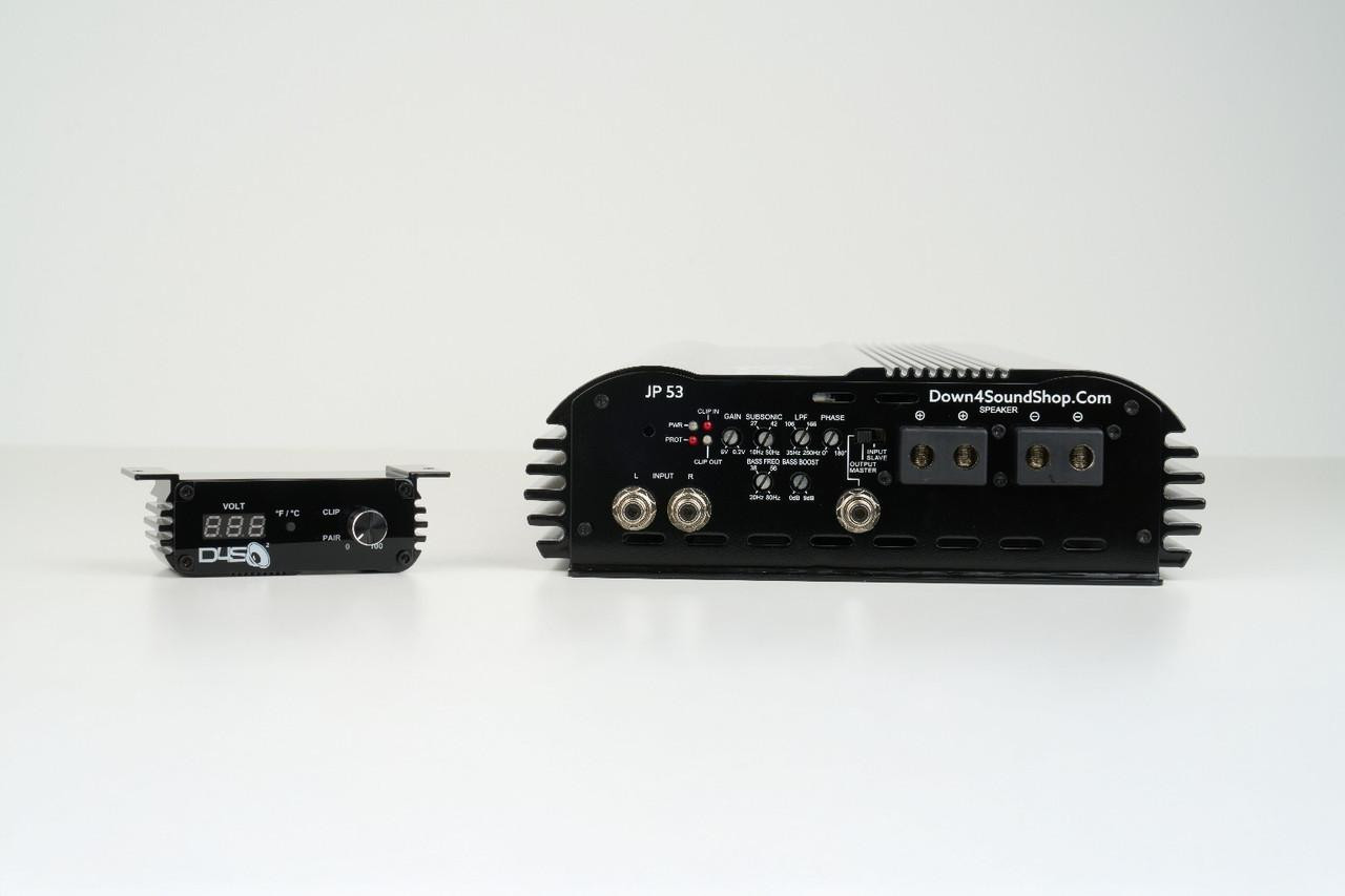 DOWN4SOUND | JP53 BLACK GLOSS | 5300W RMS AMPLIFIER - Down4Sound Shop