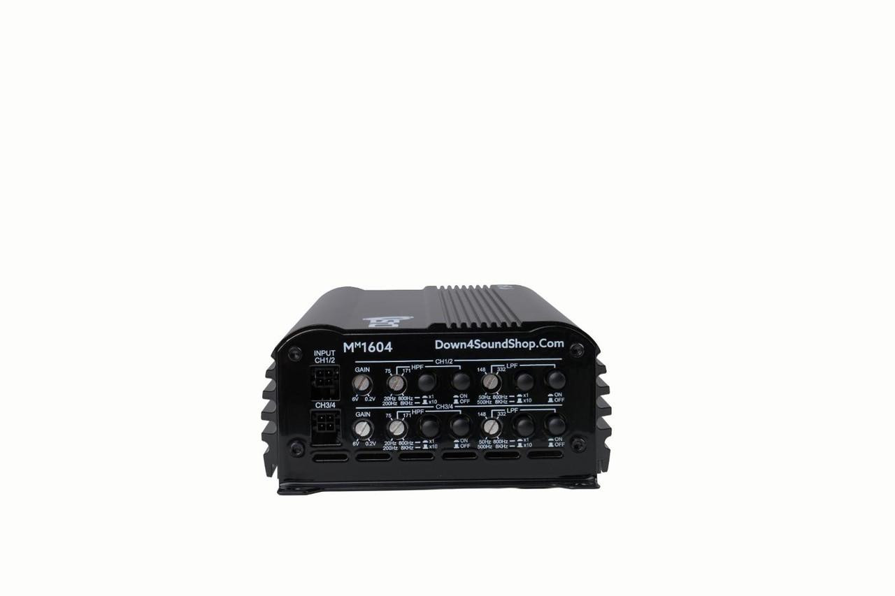 DOWN4SOUND | MM1604 (MINI MAXX) - BLACK GLOSS | 600W RMS MINI | 4