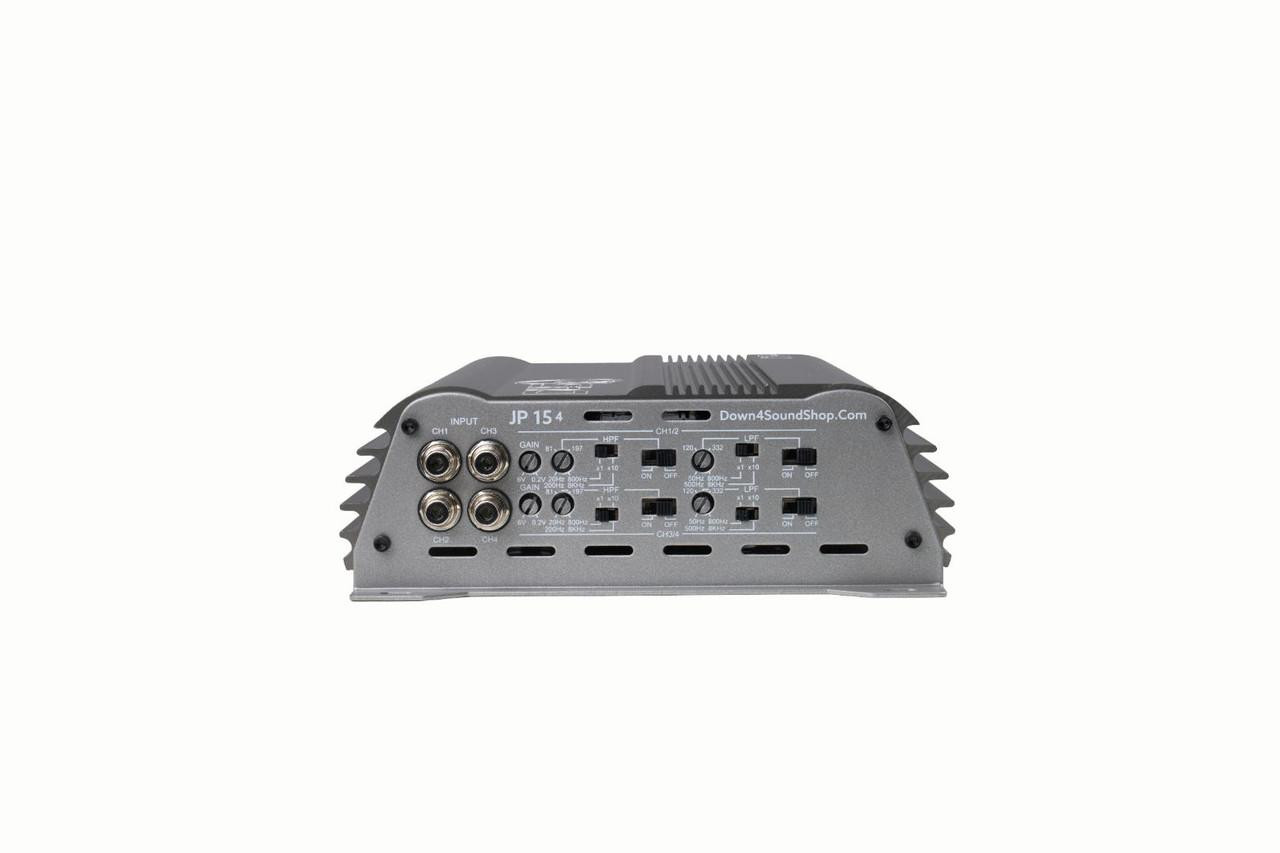 DOWN4SOUND | JP154 - GRAY | 1000W RMS | 4 CHANNEL CAR AUDIO