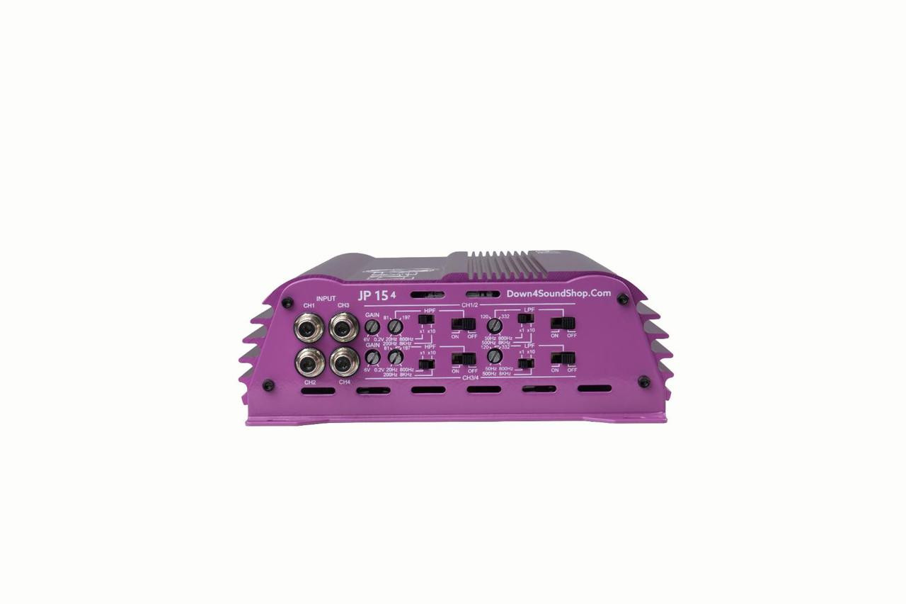 DOWN4SOUND | JP154 - PURPLE | 1000W RMS CAR AUDIO AMPLIFIER