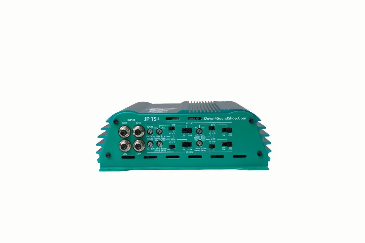 DOWN4SOUND | JP154 - TEAL | 1000W RMS | 4 CHANNEL CAR AUDIO