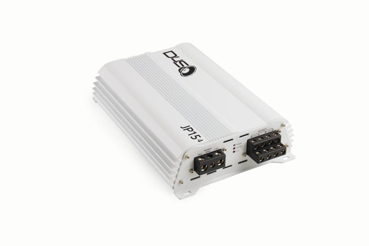 DOWN4SOUND | JP154 - WHITE GLOSS | 1000W RMS | 4 CHANNEL CAR AUDIO