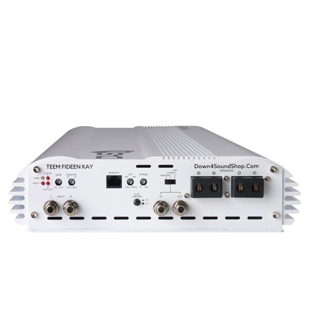 DOWN4SOUND TEEMFIDEEN KAY - WHITE GLOSS | 15000W RMS - Down4Sound Shop