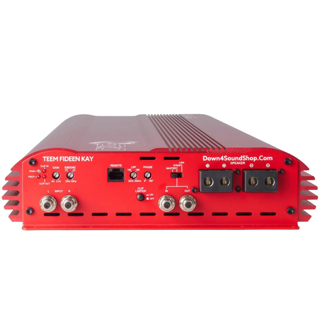 DOWN4SOUND | TEEMFIDEEN KAY - RED | 15000W RMS - Down4Sound Shop