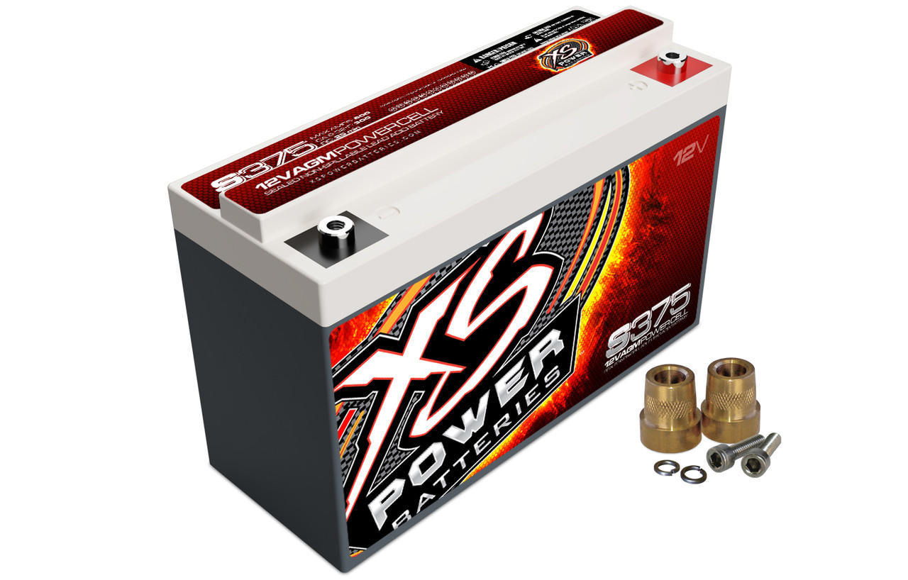 パリーパリー　斑入り　US株　希少株 XS POWER | S375 - 12V AGM STARTING BATTERY MAX AMPS 800A CA: 190A