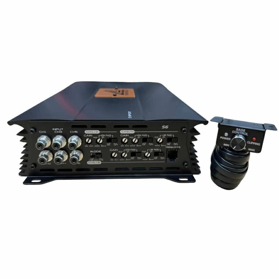 CRESCENDO AUDIO | SYMPHONY S6 | 6 CHANNEL AMPLIFIER | 1200W RMS
