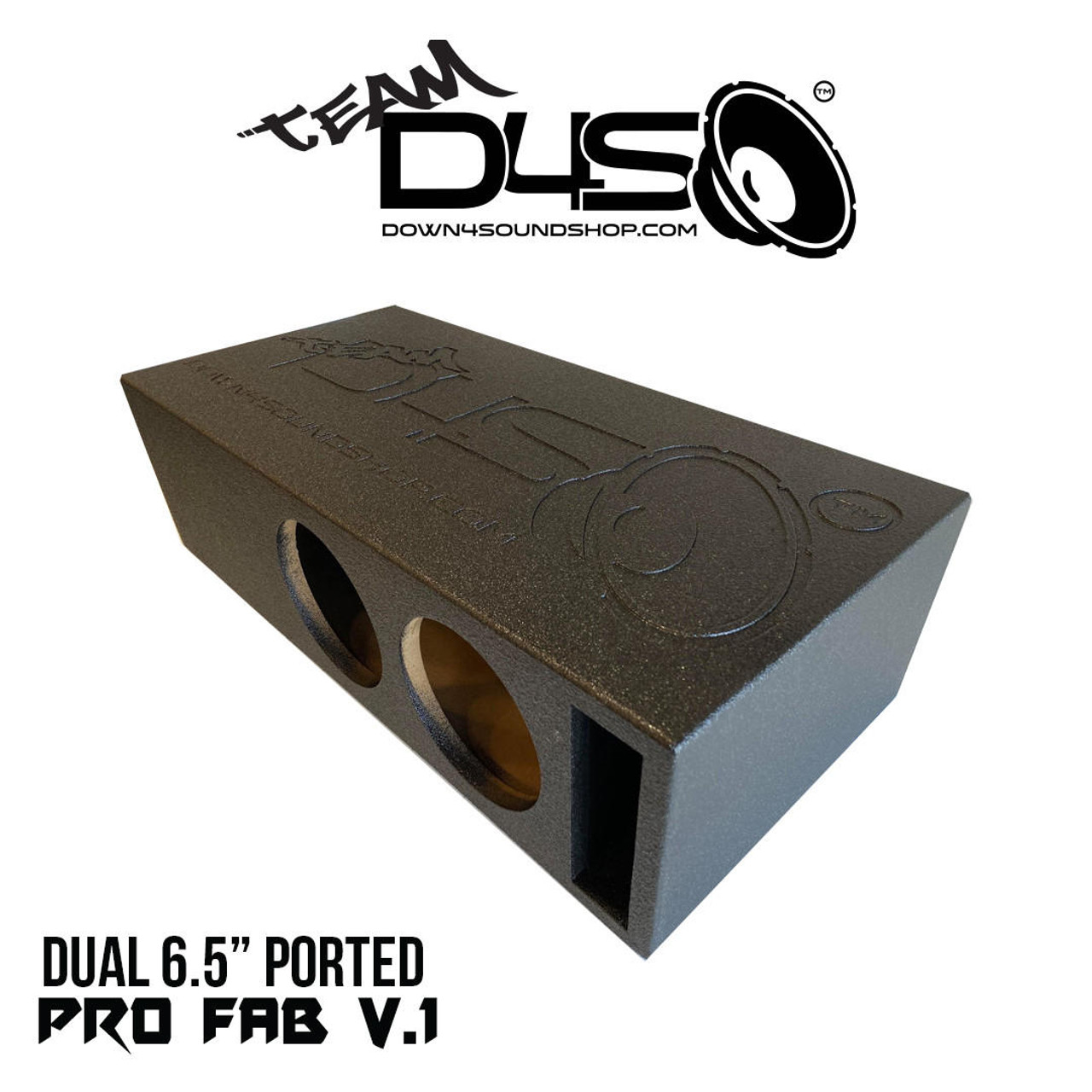 dual 6.5 subwoofer enclosure