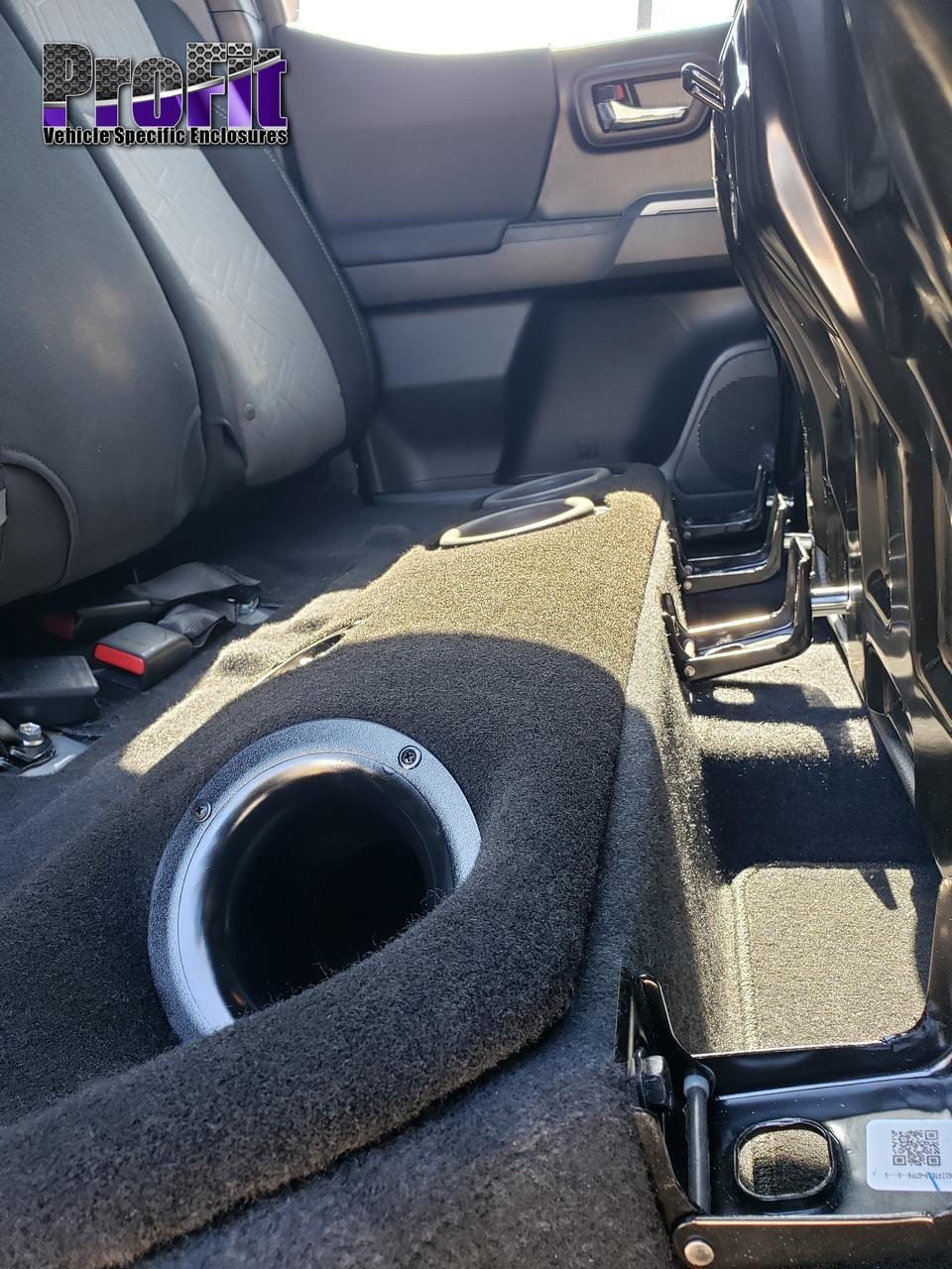 tacoma under seat subwoofer