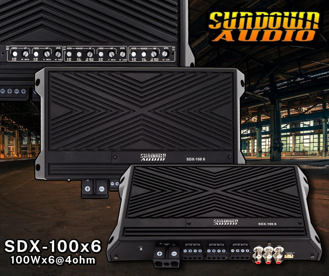 Sundown Audio SDX-100.6 Marine Amplifier - Down4sound Shop