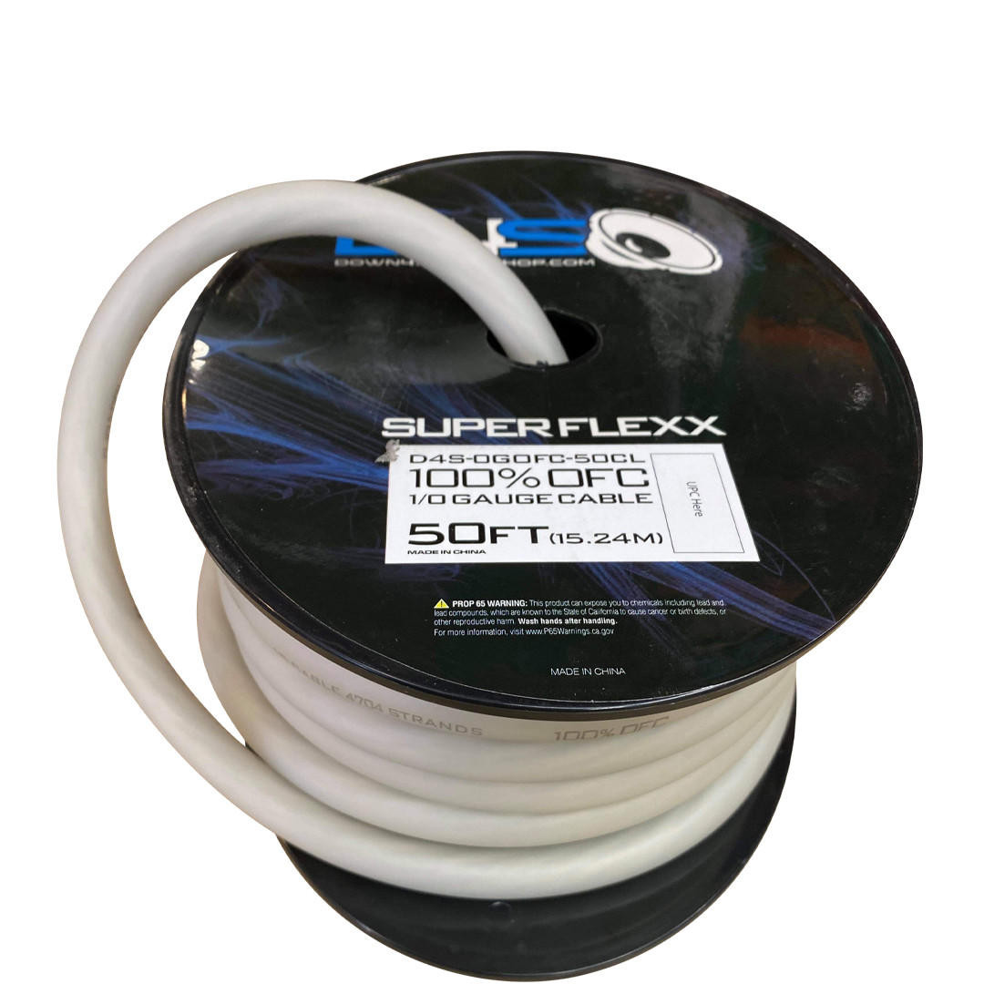 SISANDI under wire / サイズ1 トップスのみ DOWN4SOUND | 50FT 1/0 OFC TINNED WIRE (CLEAR) - Down4Sound Shop