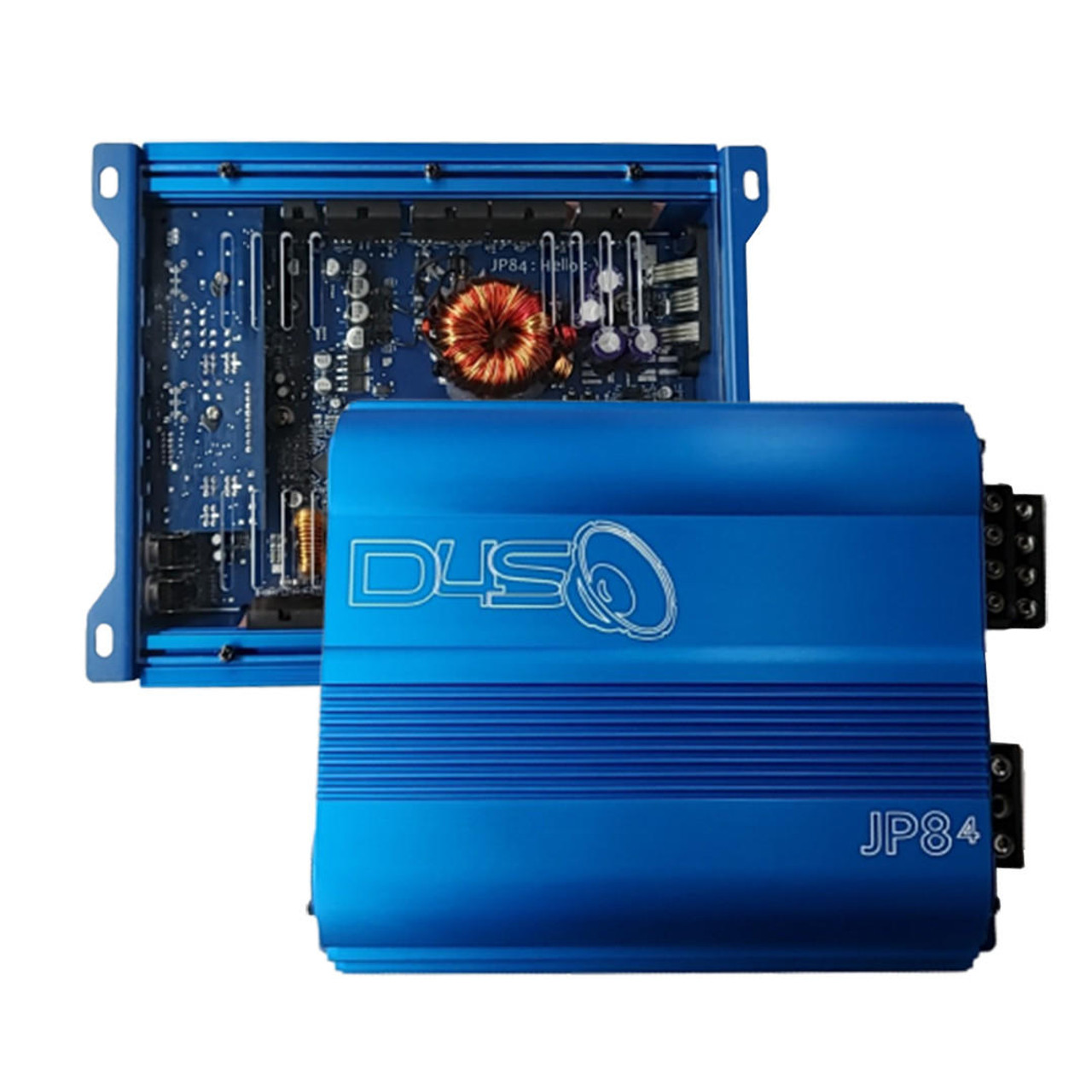 Down4Sound JP84 - BLUE | 400W RMS 4CH AMPLIFIER - Down4Sound Shop