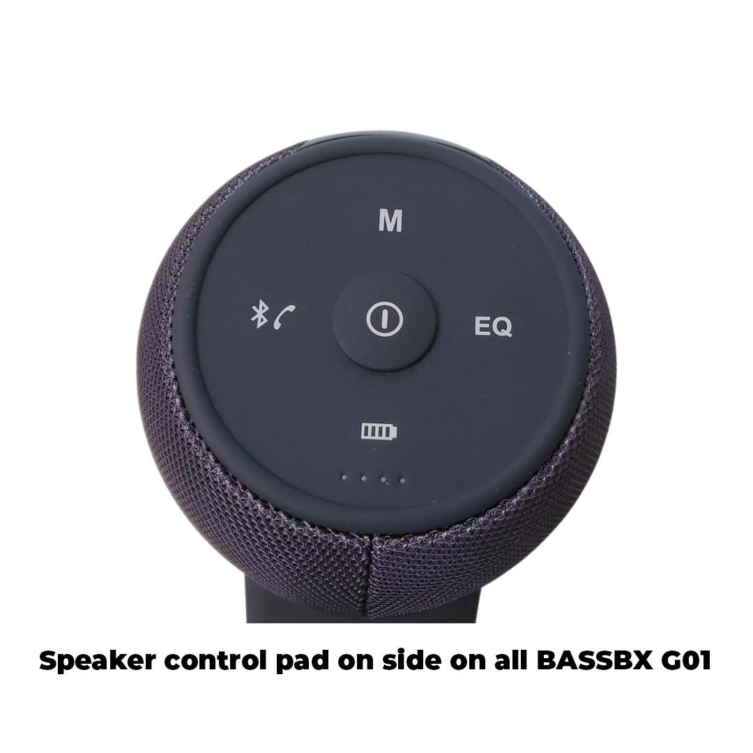 DOWN4SOUND | BASSBX G01 - 40 WATT PORTABLE BLUETOOTH SPEAKER (GRAY