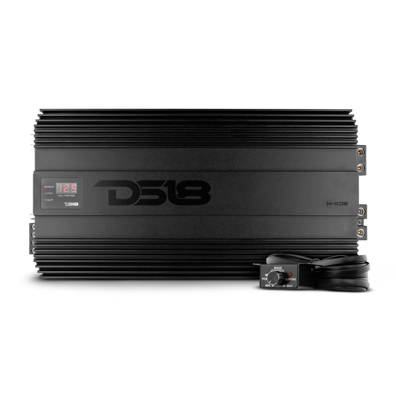 DS18 H-KO8 HOOLIGAN SPL 1-Channel Monoblock Car Amplifier