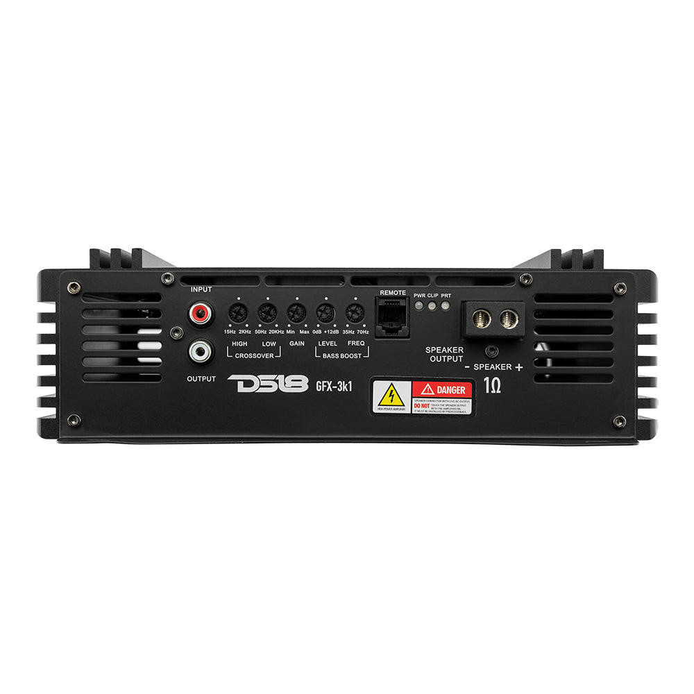 DS18 GFX3K1 FullRange Class D 1Channel Monoblock Amplifier 3000