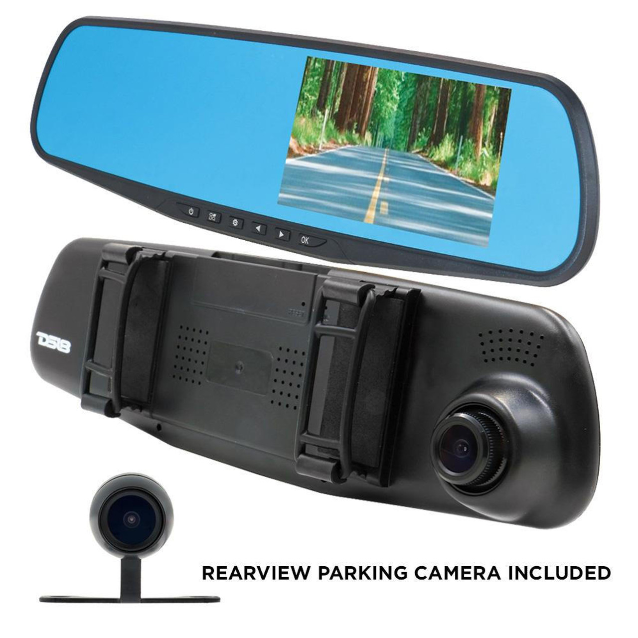 Rearview Mirror with 4.3 HD LCD Display